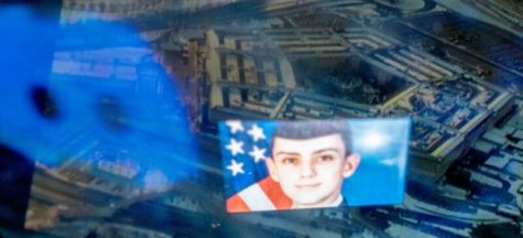 TOPSHOT - This photo illustration created on April 13, 2023, shows the Discord logo and the suspect, national guardsman Jack Teixeira, reflected in an image of the Pentagon in Washington, DC. - FBI agents on Thursday arrested a young national guardsman suspected of being behind a major leak of sensitive US government secrets -- including about the Ukraine war. US Attorney General Merrick Garland announced the arrest made in connection with an investigation into alleged unauthorized removal, retention and transmission of classified national defense information. (Photo by Stefani REYNOLDS / AFP) (Photo by STEFANI REYNOLDS/AFP via Getty Images)