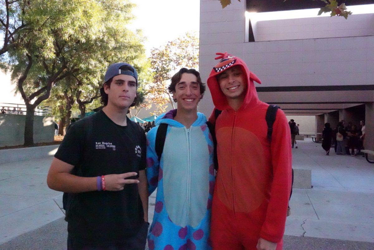 Students dress up for Halloween.