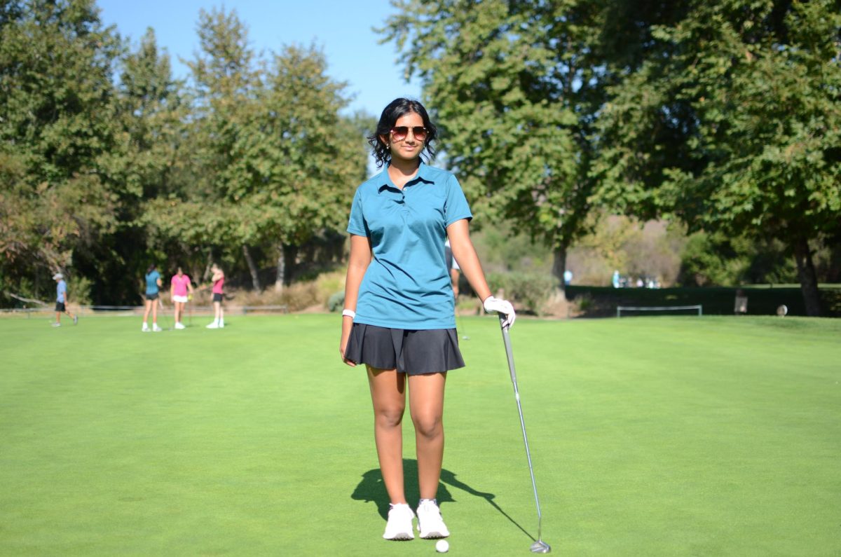 Girls Golf player. 