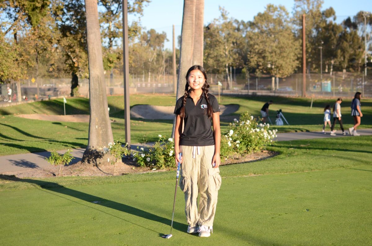 Olivia Kim (12) is this year's captain for girls golf.