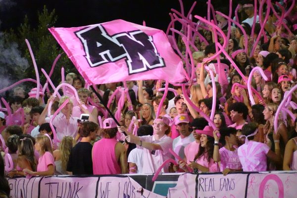 The Aliso Den at Pink Out game.