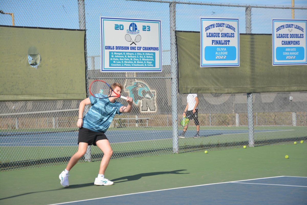 Aliso Boys' Tennis swings into action.