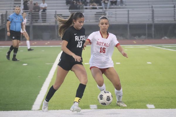 Captain Alaina Villa (12) leads the Aliso Girls' Soccer team this season.