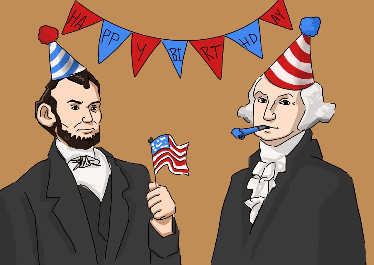 President George Washington and President Abraham Lincoln celebrate their birthdays.