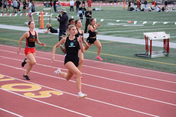 Aliso Girls' Track and Field compete against Mission Viejo.
