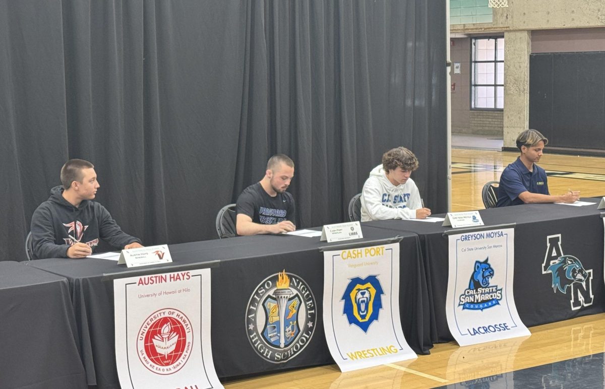 Aliso athletes commit to their schools on signing day.
