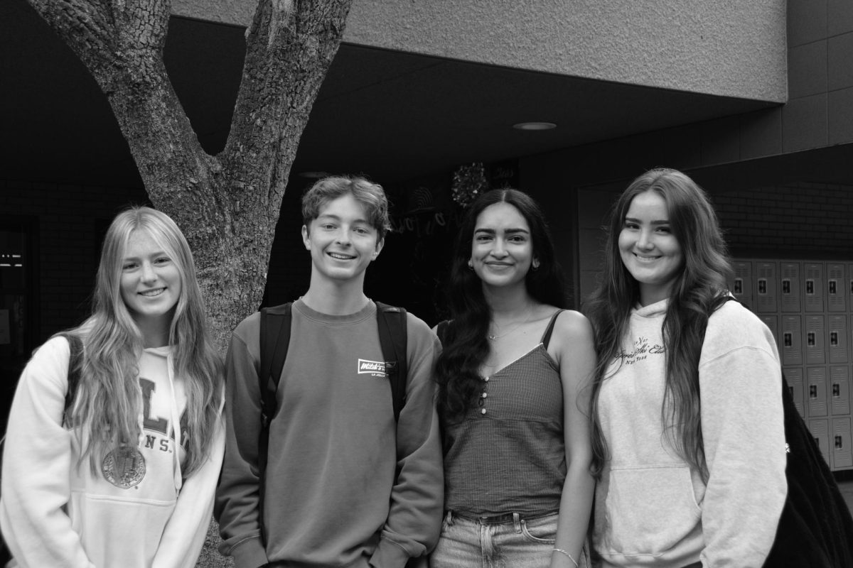 Emily Trapp (12), Quinn Curtis (12), Sanvi Shah (12), and Lily Carey (12). Katherine Verrando (12) - not pictured.