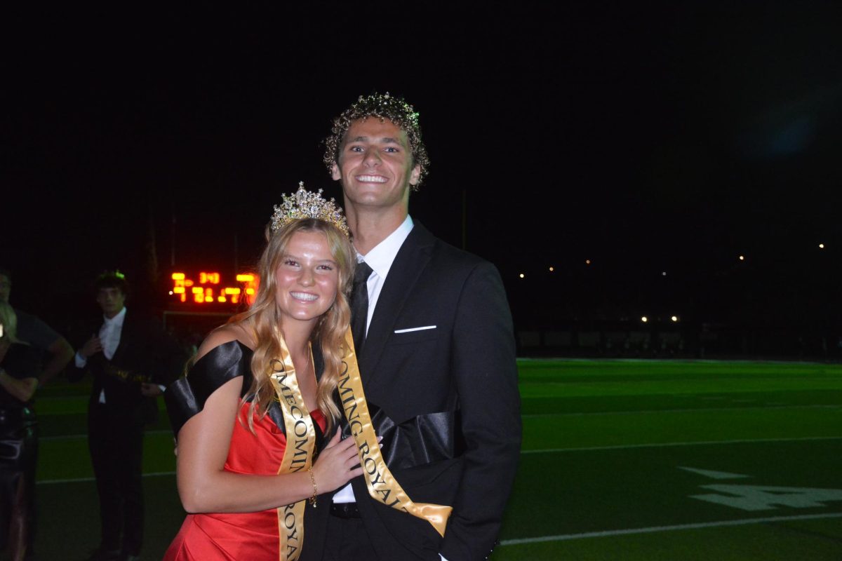 Homecoming court winners: Gavin Gabal and Paige Balducci