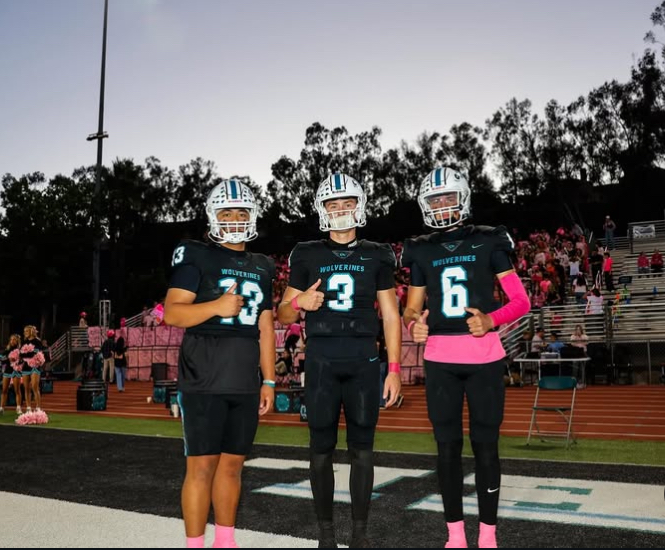 Photo from the Aliso vs Dana game from the instagram @aliso_football