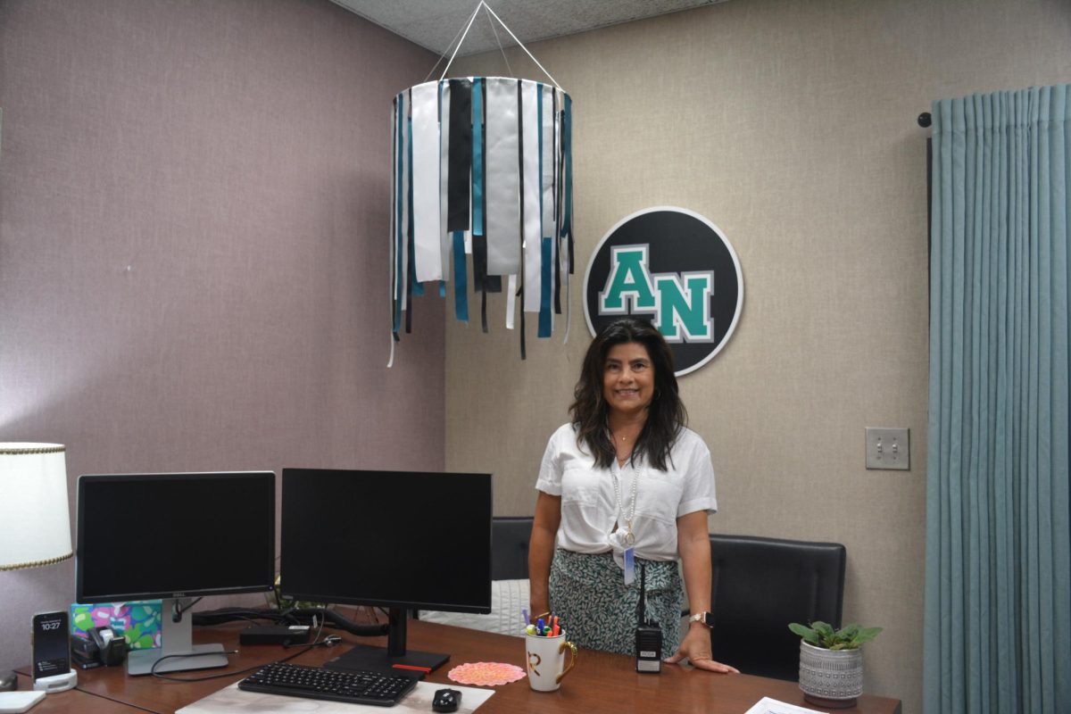 Mrs. Mendoza in her office
