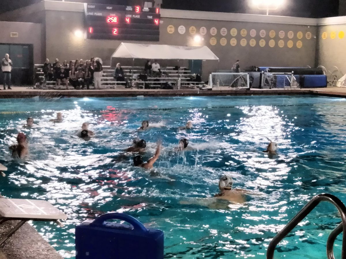 Boys Waterpolo playing in CIF