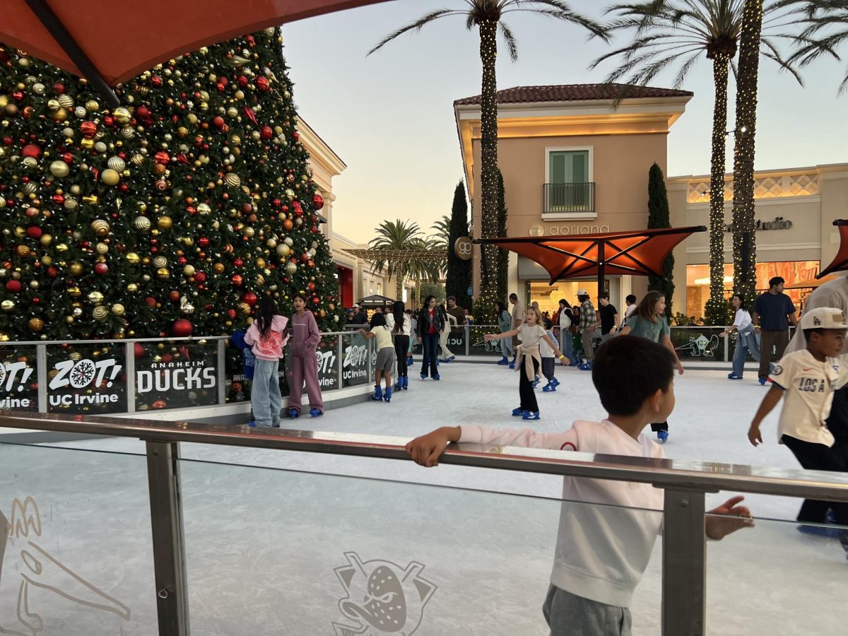 Ice Skating at Irvine Spectrum